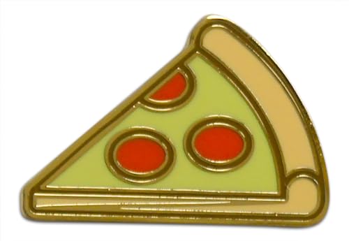 Image of Novel Merk Ice Cream, Pretzel, Pizza & Food Lapel Pin, Hat Pin & Tie Tack Set - with Clutch Back