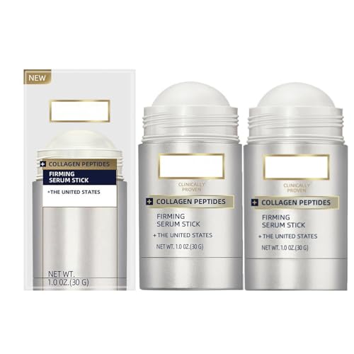 Péptidos de colágeno, suero reafirmante con péptidos de colágeno, suero reafirmante ampliado para reducir las arrugas, suero reafirmante de colágeno antiedad para cara y cuello (2 unidades, A)