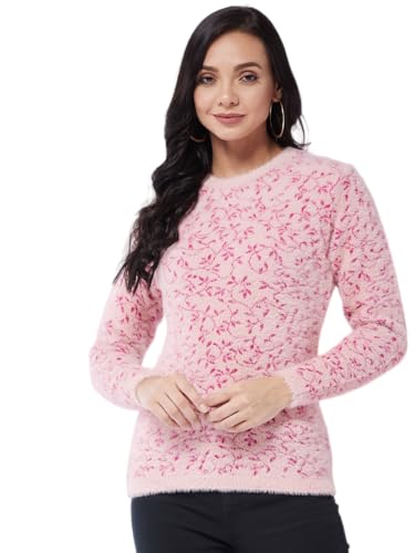 Image of Modeve Women Flower Print Sweater for Winters||Winterwear||
