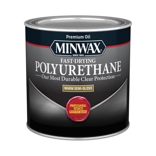 Comparison: Best Lacquer For Cabinets 10 Minwax Fast Drying Polyurethane Protective Wood Finish, Clear Semi-Gloss, ½ Pint