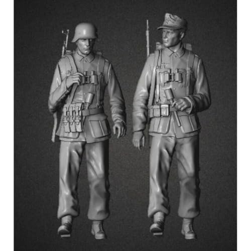 Kits d'impression 3D soldats allemands 1/16 non peints GM2 - 5