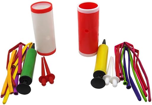 MOMOMAGE Sword Spikes Thru Balloon with Pump Balloon Illusion Magic Tricks Satge Close up Magic Illusion Gimmick Props