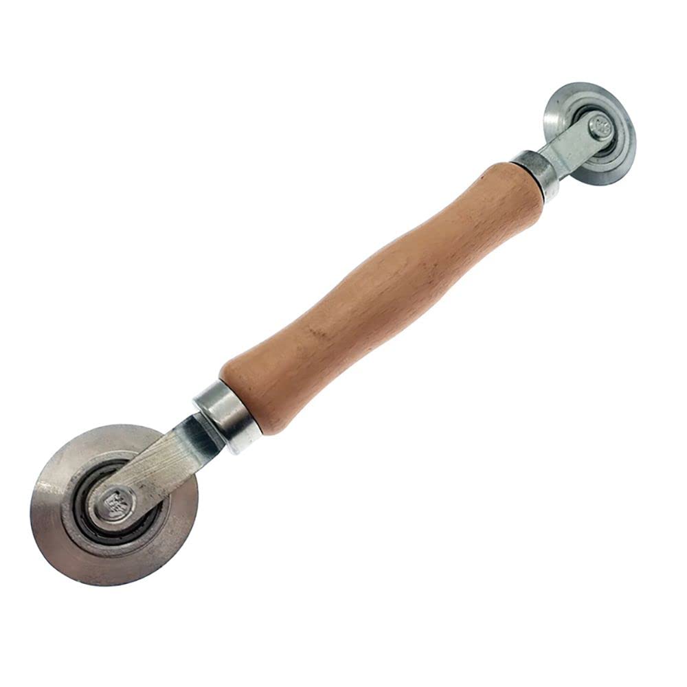 Stainless Steel/Rubber Gauze Wheel Window Install Tool Gauze Wheel Rolling Tool Window Roller(B)