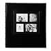 PARAH LIFE Premium 500 Photo - Family Wedding Anniversary Baby Vacation Album Sewn Bonded Leather Book Bound Bi-Directional 500 4x6 Photos 5 Per Page. - Large Capacity Deluxe Customizable (Black)