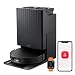 roborock Qrevo Edge 2 Saugroboter mit Wischfunktion & Hebarem Wischmopp, 25.000 Pa, Anti-Tangle, ultraflach 7,98 cm, 80 °C Heißwasser-Moppwäsche, FlexiArm-Technologie, AI-Hinderniserkennung(Schwarz)