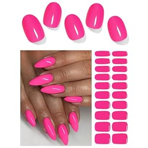 Wahrshei 20 Sommer Neon Rosa Nagelfolien