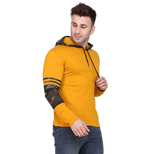 Image of Men's Regular Fit Designer Hood Full T-Shirt