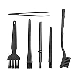 ELANE 6 Pcs Small Portable Plastic Handle Nylon Anti Static Brushes Brush Kit Multi-USE for...