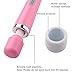 CHARMING Wired Powerful Handheld Back Massager with Strong Vibrations, Personal 10 Speeds Therapy Massager for Sports Recovery, Muscle Aches, Body Pain (Pink)