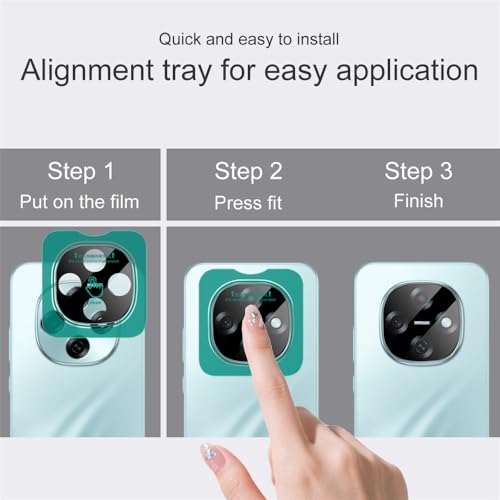 Image of 4youquality Back Camera Lens Protector Compatible with Oppo F31 Pro 5G (1 Pack) | 9H Tempered Glass Camera Guard | Military-Grade Anti Scratch Protection | Ultra Clear HD Lens Film | Bubble-Free Easy Installation | Case Friendly