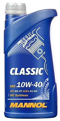 Mannol Classic 10W40 A3/B4 Semi Synthetic Engine Oil, 502.00 505.00 229.1, 1 Litre