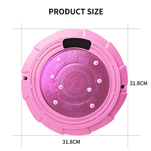 Ab Twister Board Acupressure Nodes Rotating Waist Twisting Disc For Exercise Waist Fitness Equipment Nodes (Pink) #TOP7