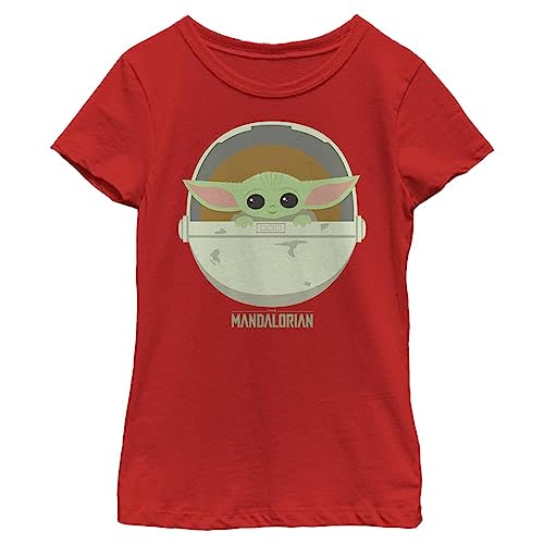 Image of Star Wars Girls Star Wars: Mandalorian The Child Cute Bassinet Girls Short Sleeve Tee Shirt