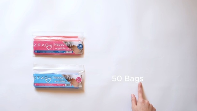 Zpac disposable nappy bag