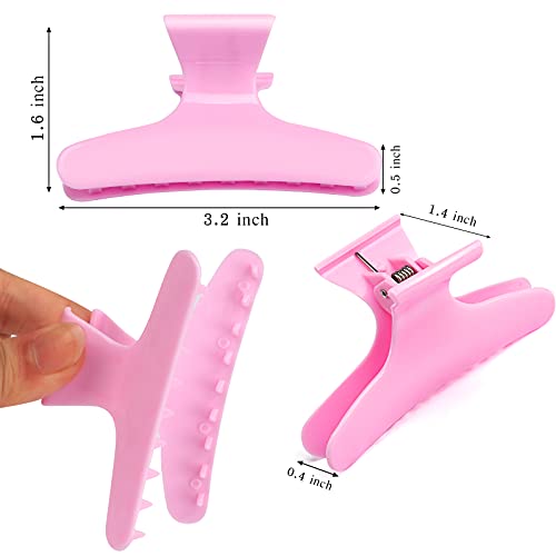 Ondder Headbands For Women 10 Pack Velvet Pearls Top Knot Fashion Headband For Girls With 12 Pcs Pink Butterfly Hair Clamps Clips For Styling Sectioning #TOP2