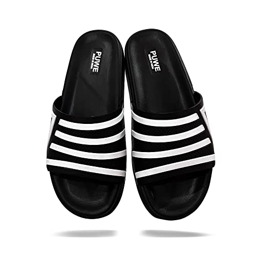 PUWE Jady BW-401 Utra Soft Sliders and slipons (Black, numeric_8) (B0BLQZV8ZQ) Amazon Price History, Amazon Price Tracker