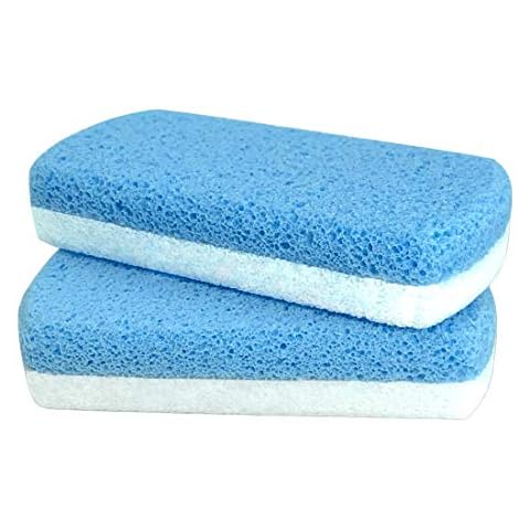 Maryton Glass Pumice Stone for Feet, Callus Remover and Foot Scrubber & Pedicure Exfoliator Tool Pack of 2 Cover