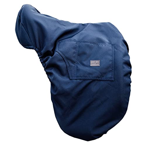 Housse de selle dressage bleu marine Kentucky accessoire protection équitation
