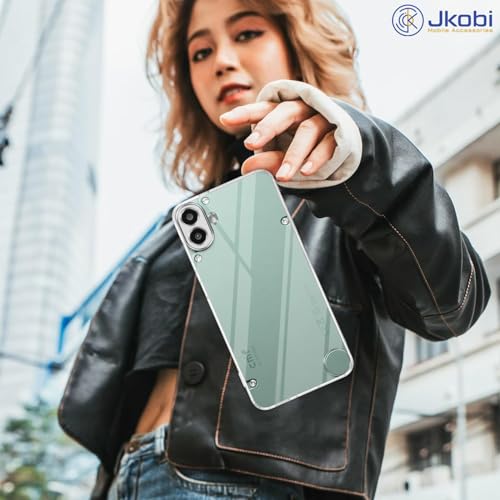 Image of Jkobi Back Case Cover for Nothing CMF Phone 1 (Silicone Clear Shockproof Case with Camera Protection | Soft and Flexible | Transparent)