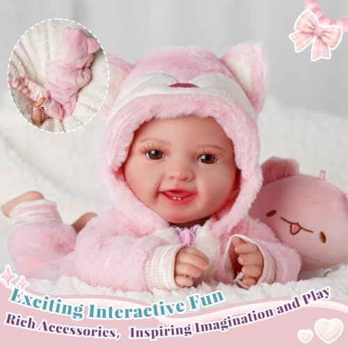 BABESIDE 15 Inch Baby Doll, Lightweight Realistic Doll for Pretend Care by BABESIDE - Used condition - Image 4