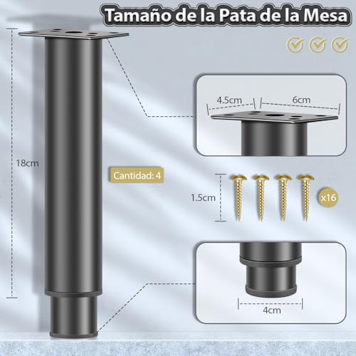 Reviews y listado de Patas ajustables los mejores 5. 14 Imagen adicional
