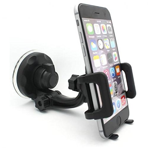 Car Mount Windshield Holder Glass Cradle Swivel Compatible with Samsung Galaxy Note 5 - Galaxy Note 8 - Galaxy Note 9 - Galaxy On5 - Galaxy S10 - Galaxy S10 5G - Galaxy S10 Plus - Galaxy S10e