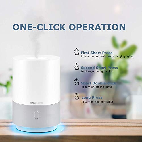 Ominihome-Essential-Oil-Diffuser-100ML-Diffuser-for-Essential-Oils-with-7-Color-Changing-Lights-Mini-Aromatherapy-Diffuser-with-Auto-Shut-Off-Function-Portable-Cool-Mist-Humidifier-for-Home-White