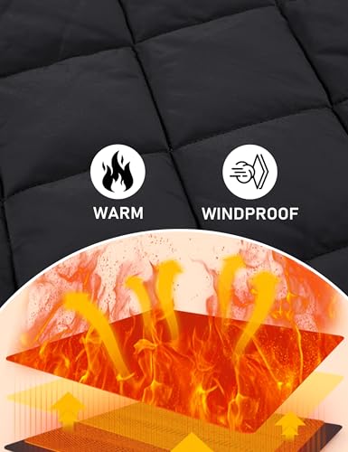 TACVASEN Men's Padded Jackets Winter Full Zipper Fleece Outwear Casual Windproof Bomber Varsity Coat3