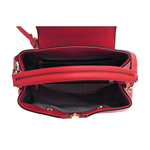 Image of EVVE Women's Small Satchel Bag Classic Top Handle Purses Fashion Crossbody Handbags with Shoulder Strap