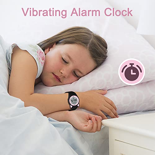 Image of Kids Watches for Girls Boys Digital Sport Watch with Step Counter Pedometer Vibration Alarm Clock, No App Waterproof Fitness Tracker Kids Watch Boys Girls Teens Students Ages 5-16