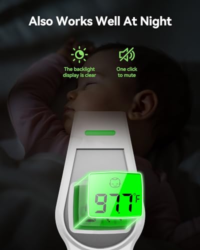 Fieberthermometer für Kinder Erwachsene,HOLFENRY Fieberthermometer Kontaktlos infrarot-thermometer...