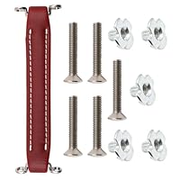 Hsthe Sea PU-Ledergriff, Gitarrenlautsprechergriff für Gitarrenverstärker-Verstärkergriff, schwarzer Lautsprecher, Audioausrüstung