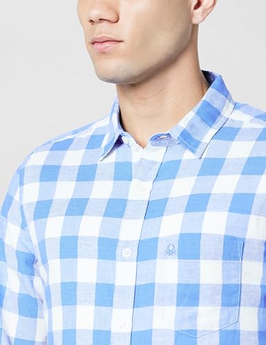 Image of United Colors of Benetton Men's Cotton Slim Fit Shirt
