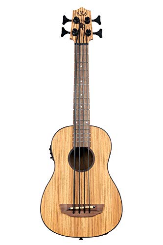 Kala UBASS – Zebrawood – Ukulele basse (+ housse) - Les Beatles, Paul McCartney, John Lennon, RIngo Starr, George Harrison Kala UBASS – Zebrawood - Ukulele basse (+ housse) – Image 5