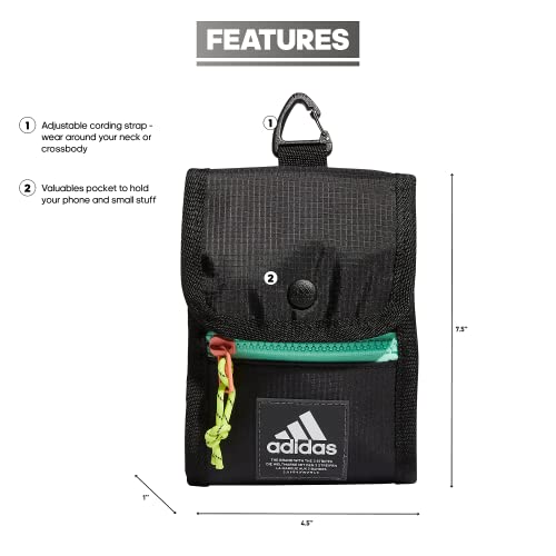 adidas Neck Pouch Crossbody Travel and Festival Wallet2