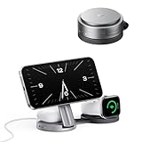 EF ECOFLOW Rapid Pro 3-in-1 Wireless Charger Stand, Qi2.2 35W Fast Portable Wireless Charger, Foldable Charging Station for iPhone 17/16/15/14, Apple Watch, AirPods (Not Power Bank), Black
