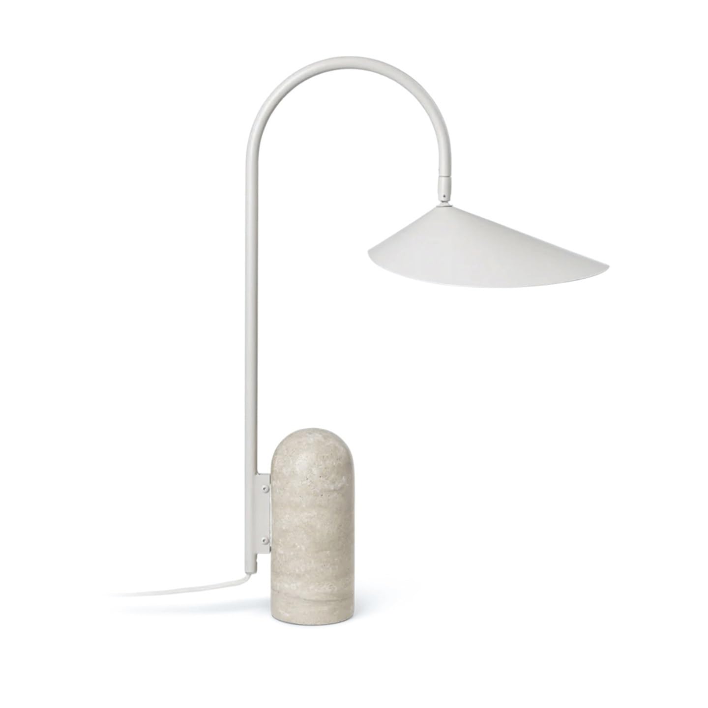 zhangrui1888 Bedside Lamp Atmosphere Lamp High-end Feeling Living Room Bedroom Study Cave Stone Desk Bedroom Lamps(White)