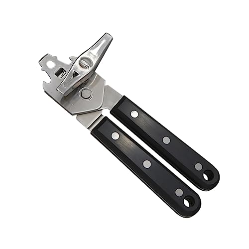 Holibanna Abrelatas Manual De Acero Inoxidable Abrelatas Multifuncional Herramienta Profesional Para Abrir Latas y Frascos Diseño Ergonómico y Resistente Para Cocina y Camping