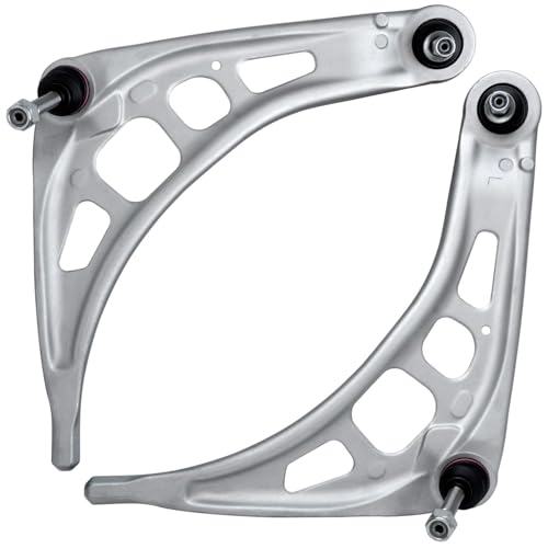 Image of Detroit Axle - 8pc Front End Kit for BMW 323Ci 323i 325Ci 325i 328Ci 328i 330Ci 330i Z4, 2 Lower Control Arms with Ball Joint 2 Outer Tie Rods 2 Sway Bar Links 2 Boots Replacement