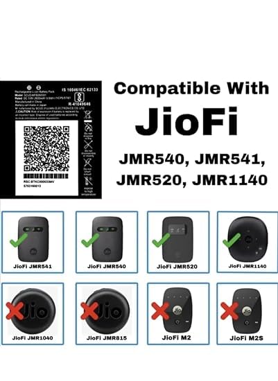 Image of THE BATTERY STORE Original SCUD-MFB260001 Battery for JMR540 Hotspot Router Battery with 6 Month warrenty****(DD70)
