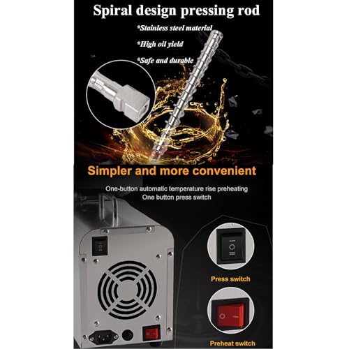 Prensa de óleo pequena automática, máquina de extração de óleo quente/frio de aço inoxidável 304, pa
