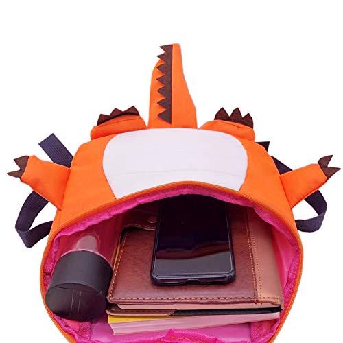 Hanze Dinosaur Backpack Toddler Kids Child Cute Fashion Waterproof 3D Cartoon Bag For Boys And Girls Toddlers, Orange #TOP7