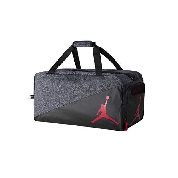 Nike Jordan Jumpman Sports Elemental Duffel Bag (One Size, black/grey