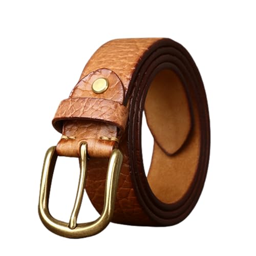 Ceinture crocodile homme cuir vache véritable boucle dorée 5mm