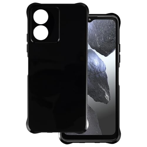 OAGELIM Hülle kompatibel mit HMD Arc 4G Hülle Stoßfeste TPU Weiche Flexible Schützende Handyhülle mit Kratzfestigkeit & Militärischer Fallschutz (Schwarz)