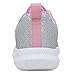 Toandon Girls Kids Sneakers Sequins Sparkle Shoes Breathable Lightweight Elastic Band Athletic Sport Running Walking Fashion Child Strap Non Slip Hook and Loop Closure Sneakers Pink Blue Size 10