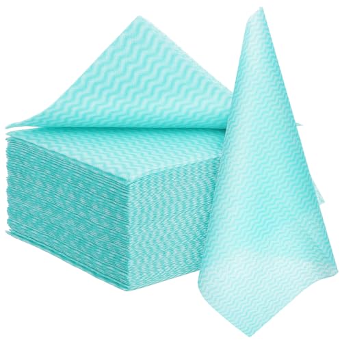 PRETYZOOM 50 Pezzi Strofinacci da Cucina Assorbenti Riutilizzabili Stracci Multiuso per Lavare i Piatti e Pulizia di Cucina Bagno e Sala da Pranzo