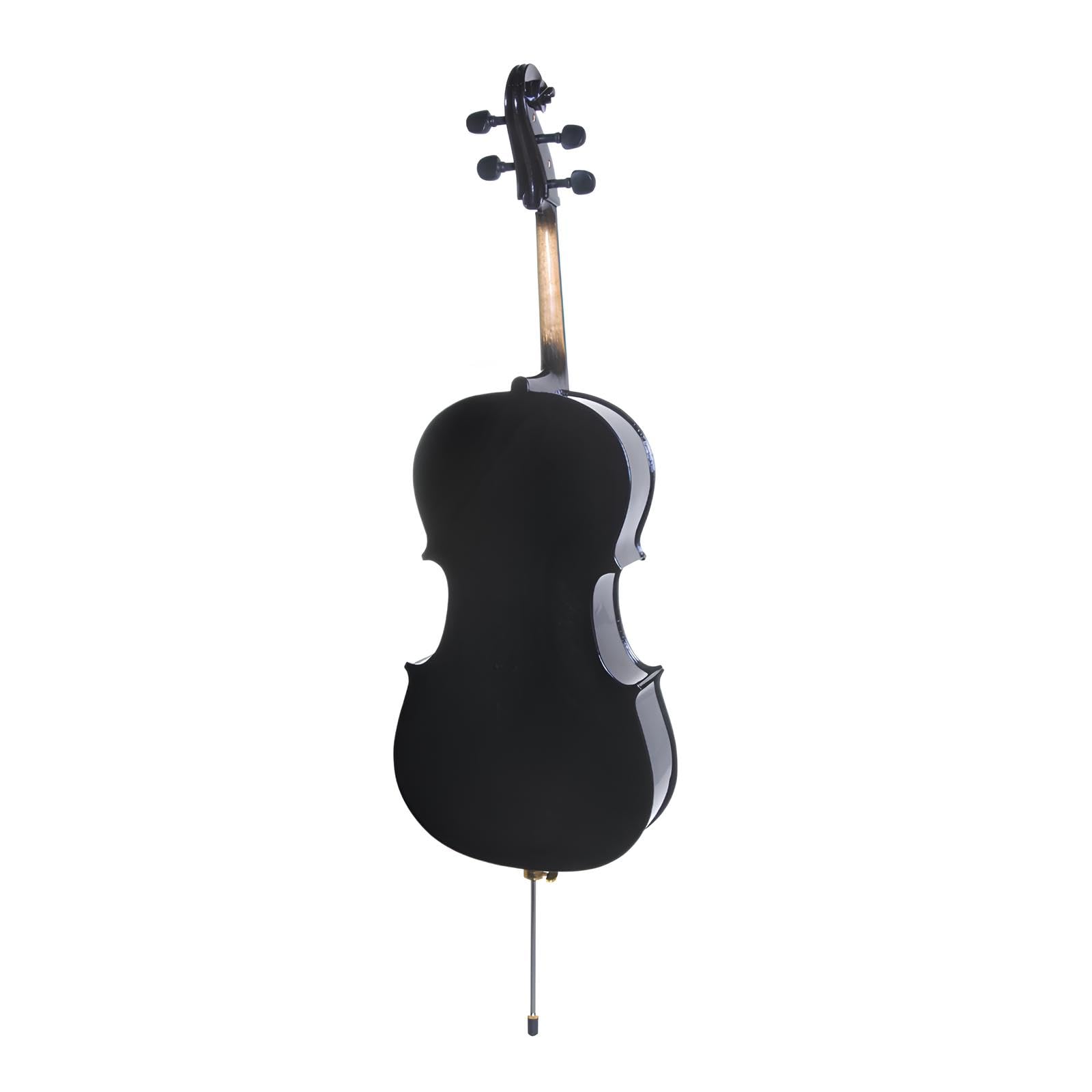 Cecilio 44 Full Size Cello Kit for Beginners Spruce Top Acoustic Cello Cello Kit withBow Stand Rosin Bag Stringed Music Instruments for School Orchestras Performances Black product thumbnail 3