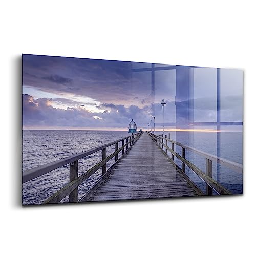 Peinture murale en verre durable Wallfluent 140x70cm et lumineuse