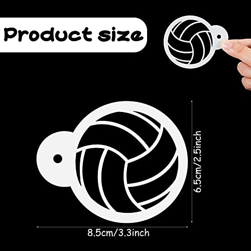 20 Pieces Sports Ball Cookie Stencils Sports Cookie Baking Stencil Decorating Dessert Templates Stencils Reusable Painting Mold Tools For Dessert, Coffee, Cake Decoration #TOP1